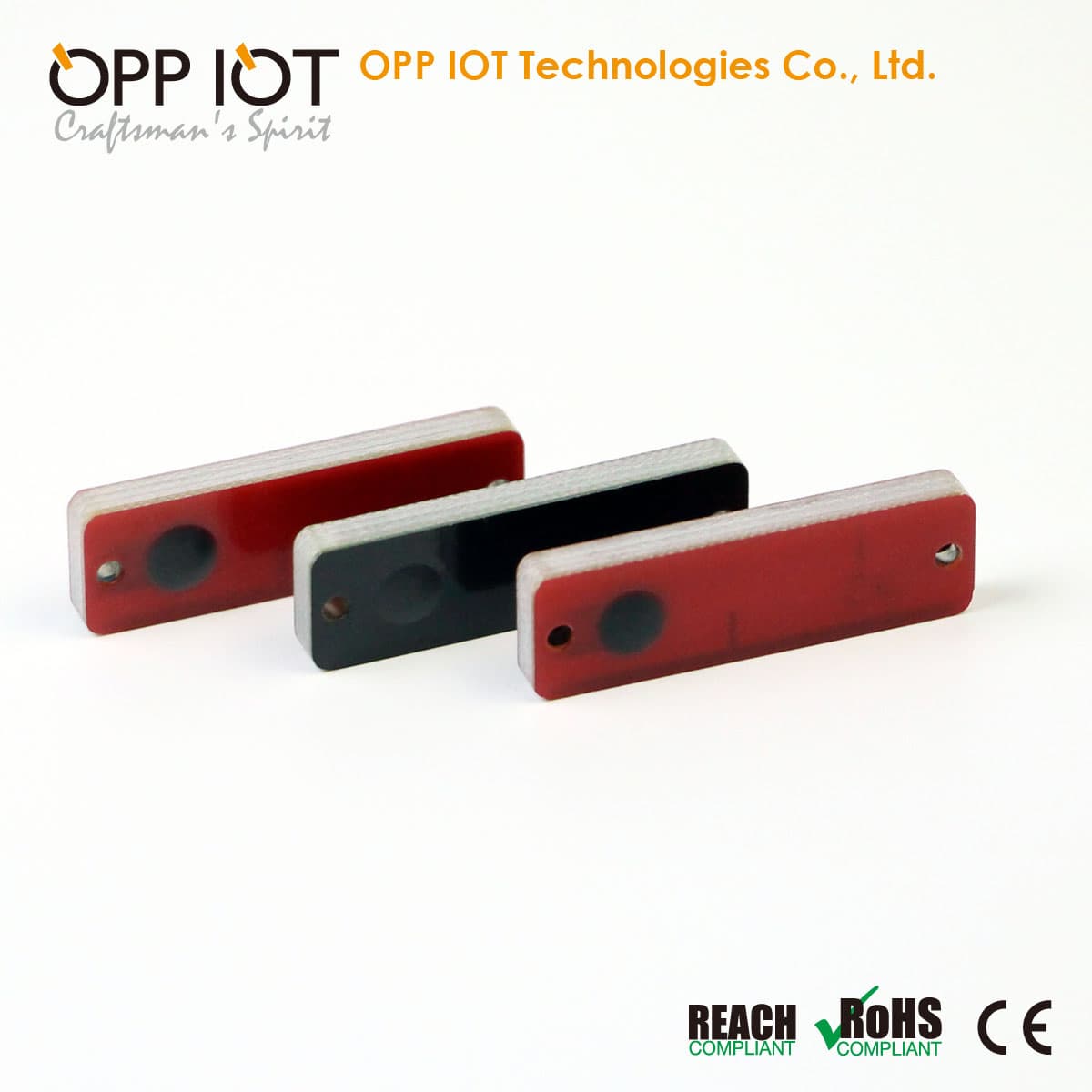 RFID Industrial Pipe Tracking Heatproof UHF OEM Metal Tag
